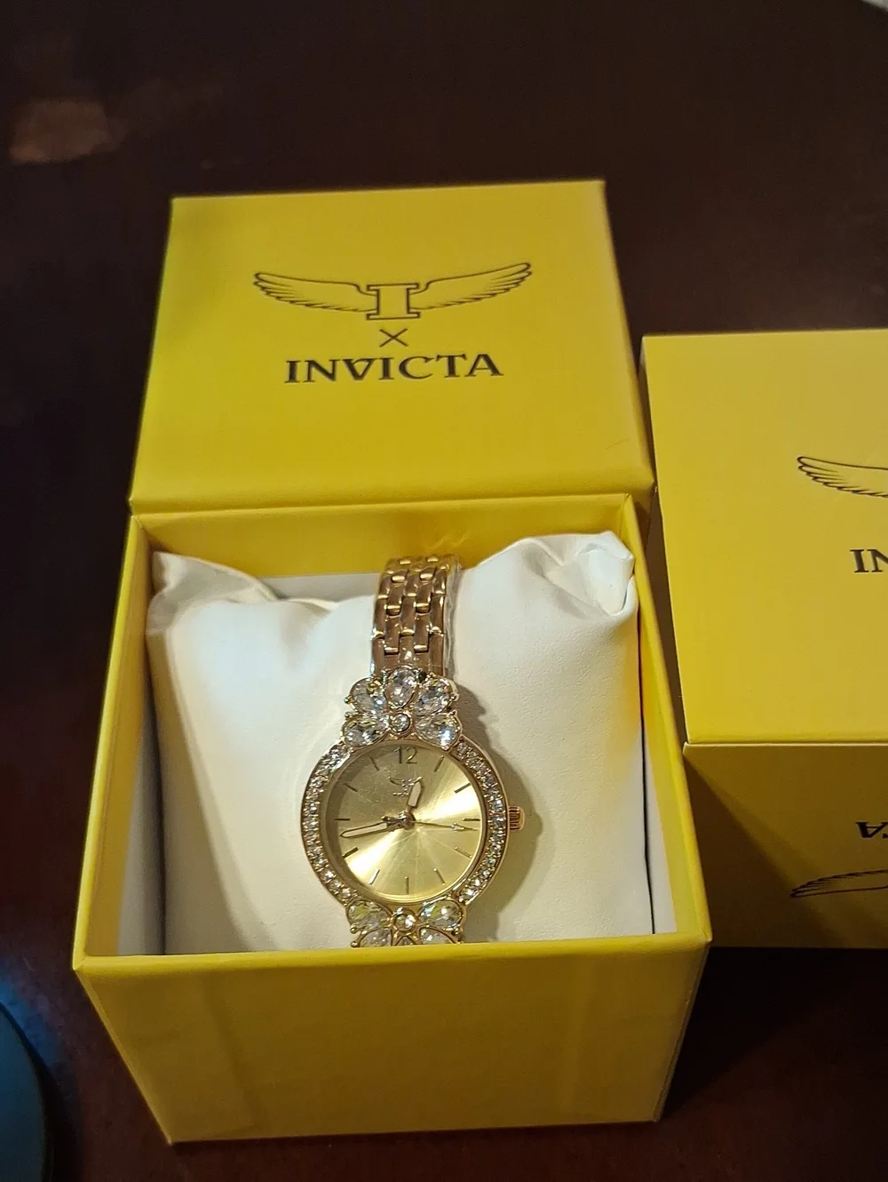Invicta Wildflower Lady Model 69103 Gold New